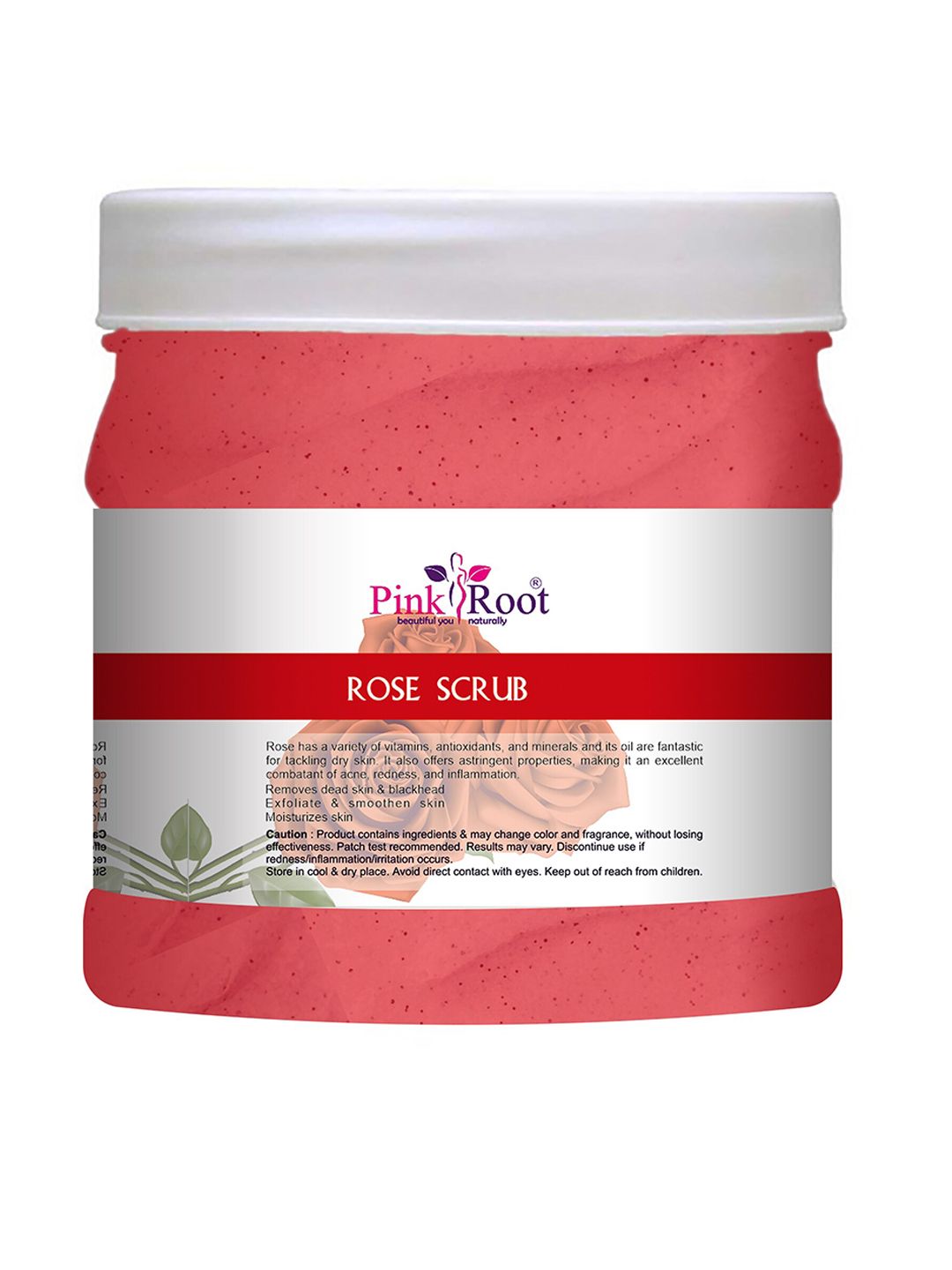 Pink Root Rose Scrub With Aloevera & Rose Extract - 500ml-image-16