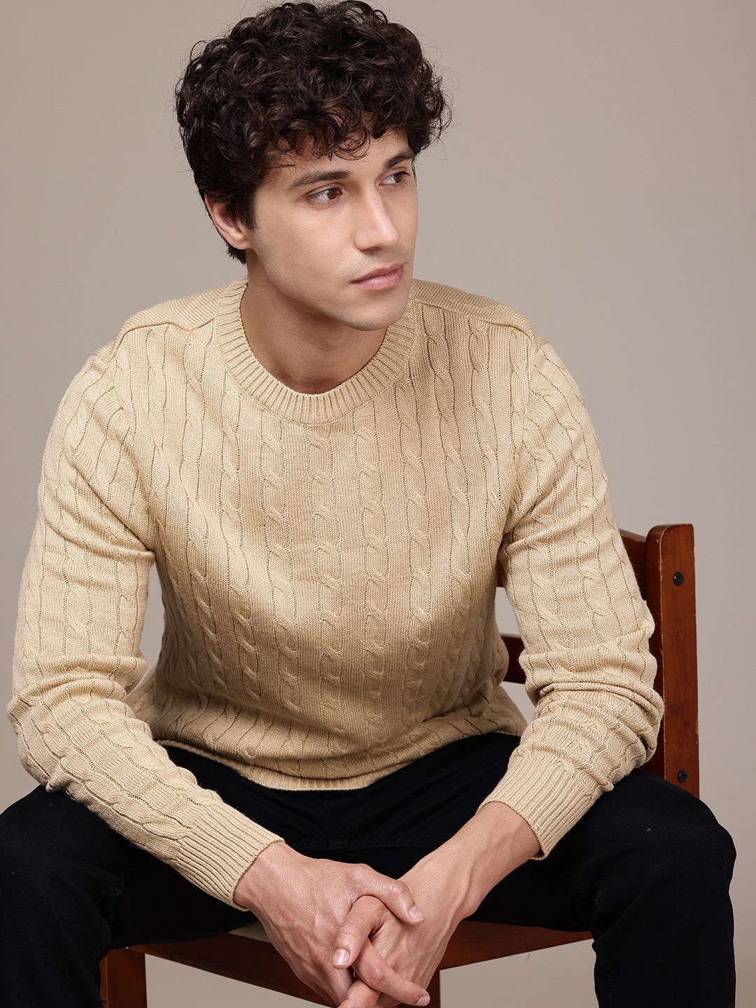 French Connection Cable Knit Pullover-picture-30