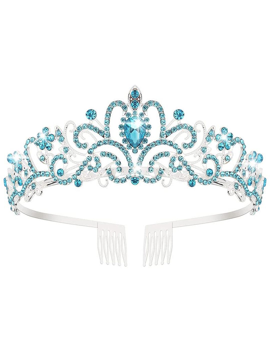 SYGA Embellished Beaded Tiara-image-24