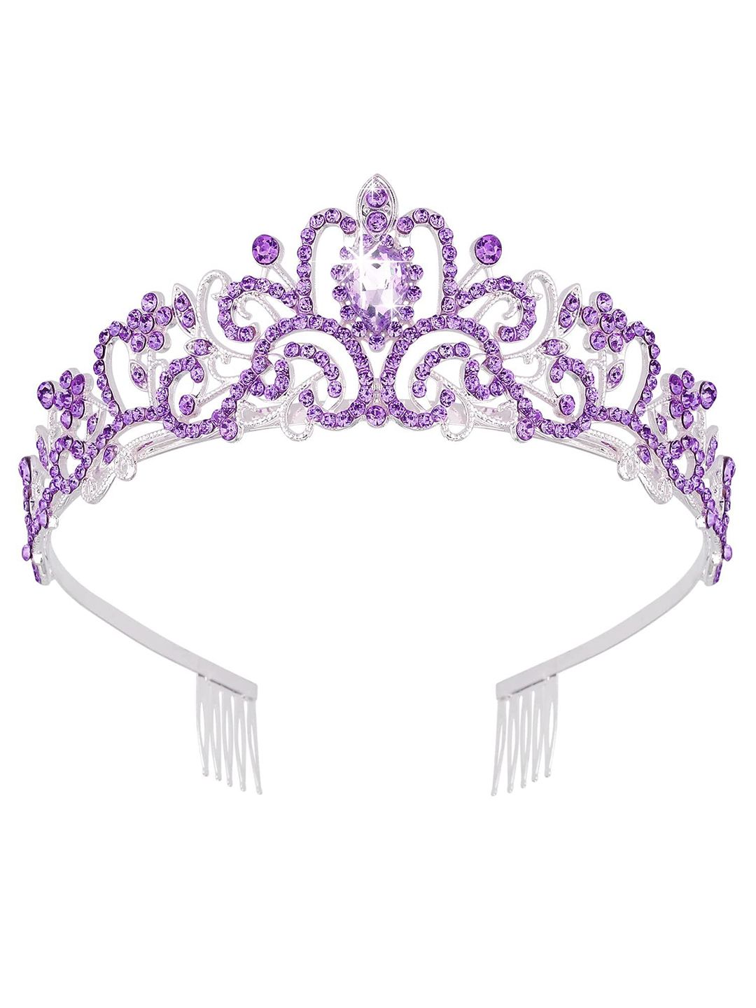 SYGA Embellished Beaded Tiara-image-37