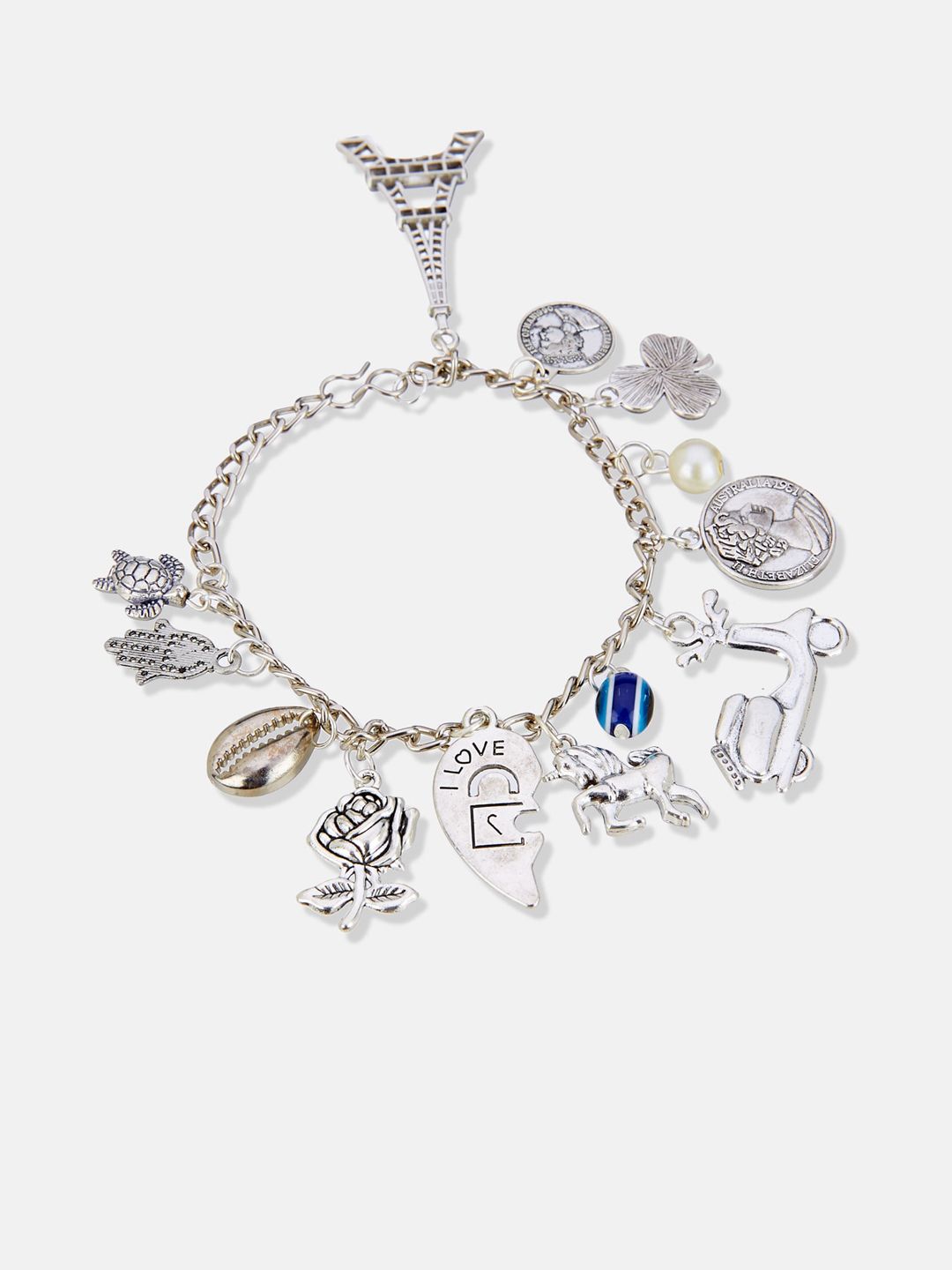 ATIBELLE German Silver Silver-Plated Jewellery Set