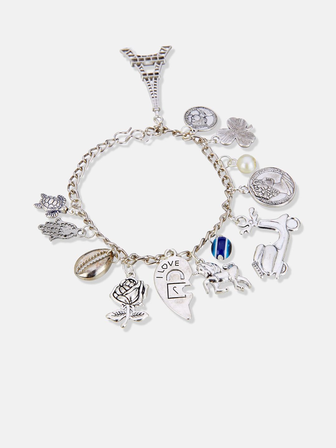 ATIBELLE German Silver Silver-Plated Jewellery Set