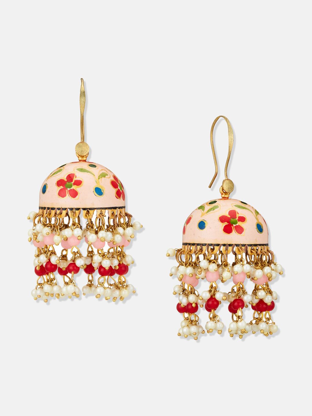 ATIBELLE Gold Plated & Floral Charm Jewellery Set