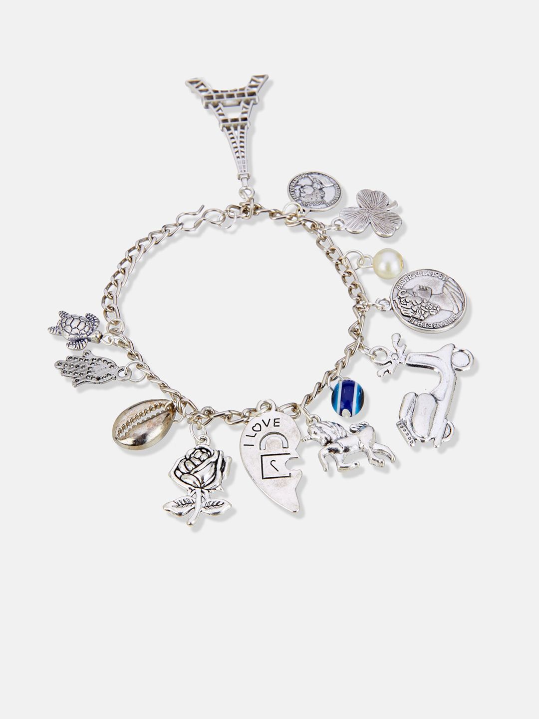 ATIBELLE German Silver Silver-Plated Jewellery Set