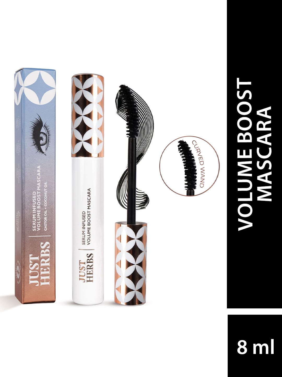 Just Herbs Serum-Infused Volume Boost Mascara - 8 ml-image-48