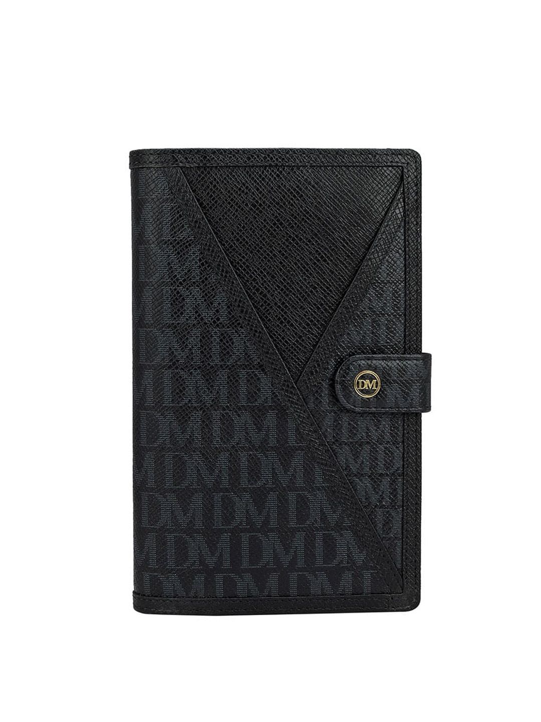Da Milano Unisex Typography Printed Leather Three Fold Wallet-image-30