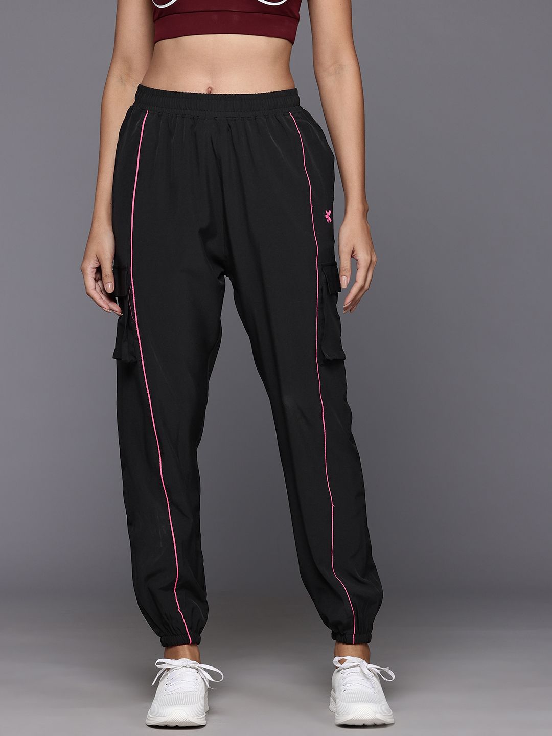 HRX by Hrithik Roshan Women Rapid-Dry Cargo Style Training Joggers-picture-50