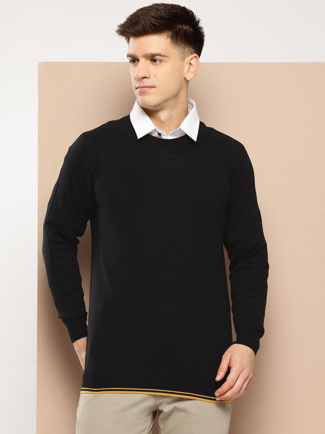 INVICTUS Striped Acrylic Pullover-picture-55