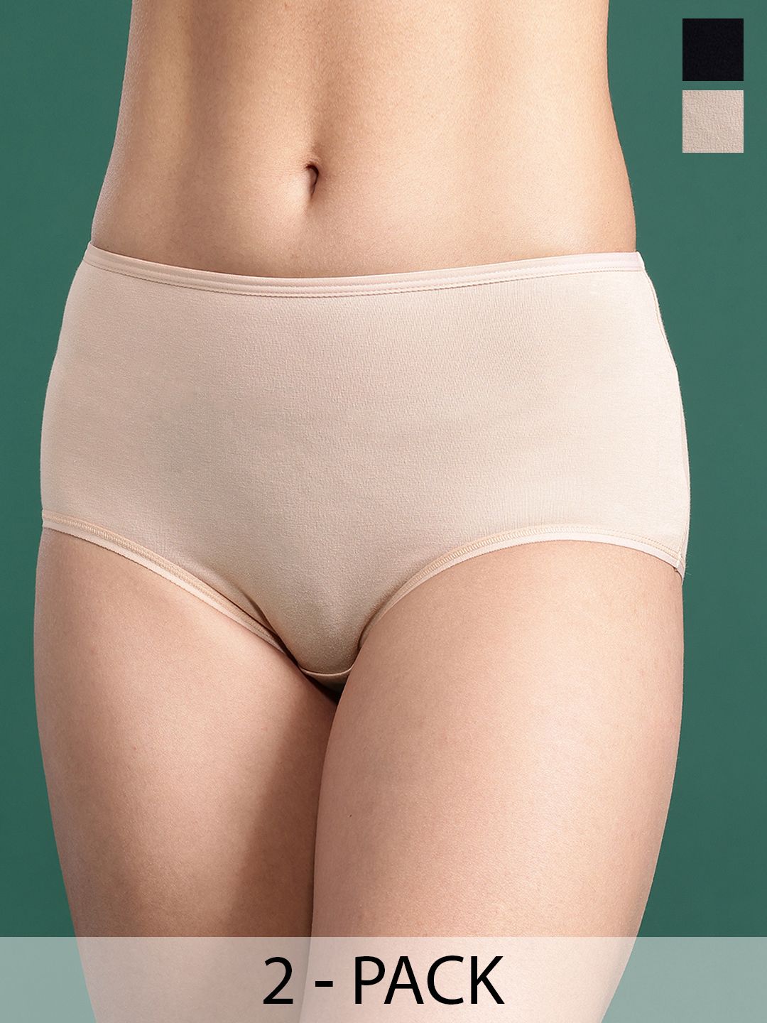 dressberry Dresserry Pack of 2 High-Rise Hipster Briefs-picture-22