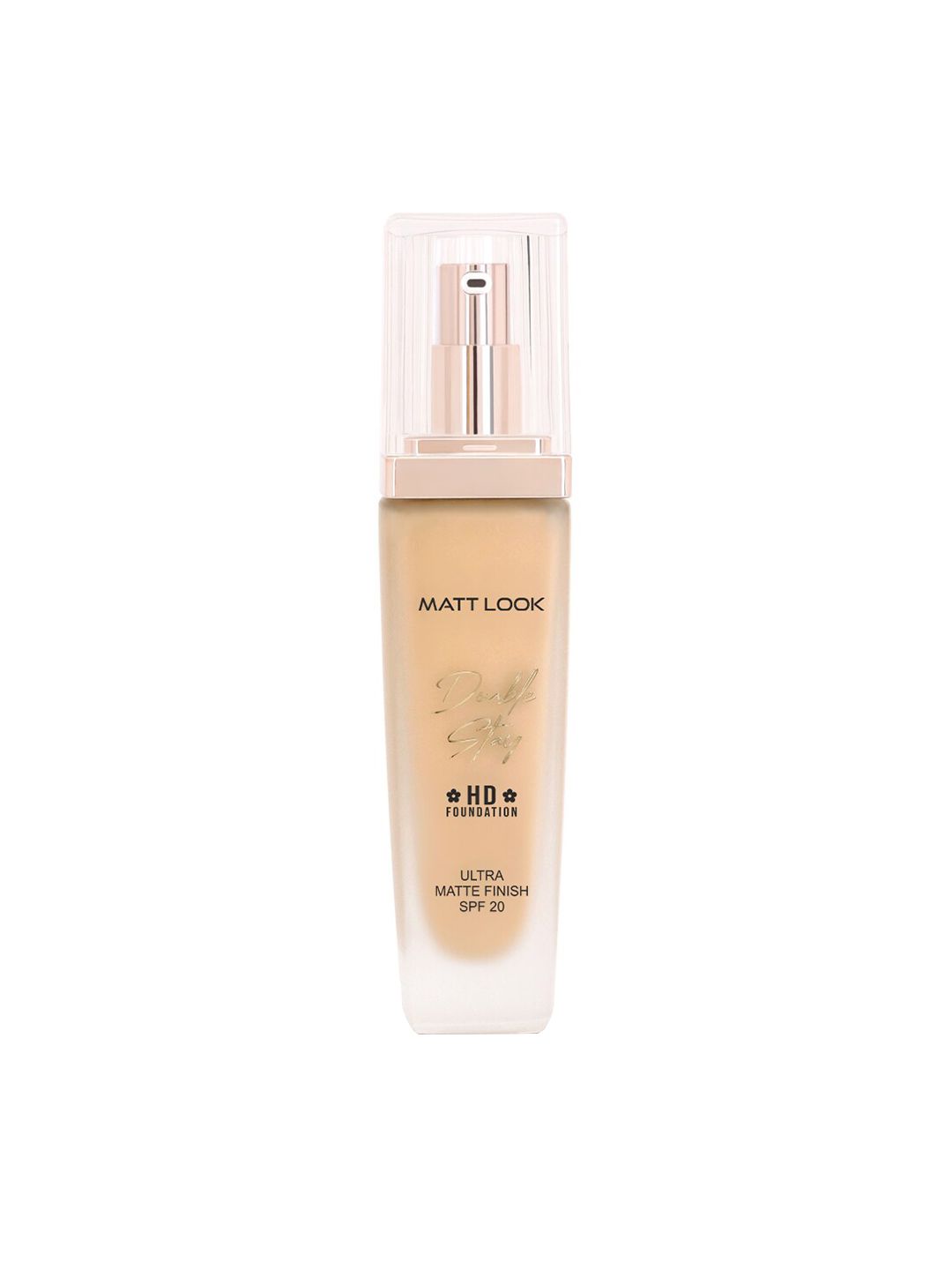 MATTLOOK Double Stay Ultra Matte HD Foundation SPF20 35ml - Honey Beige-picture-38