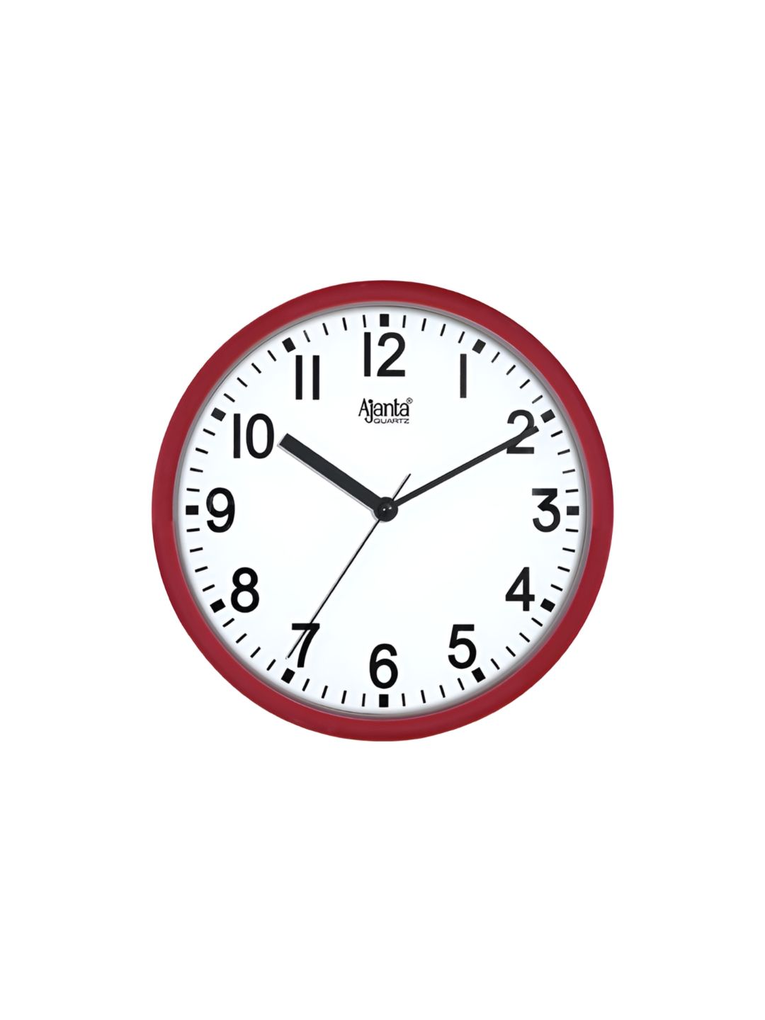 Ajanta Red Round Analogue Wall Clock-image-48