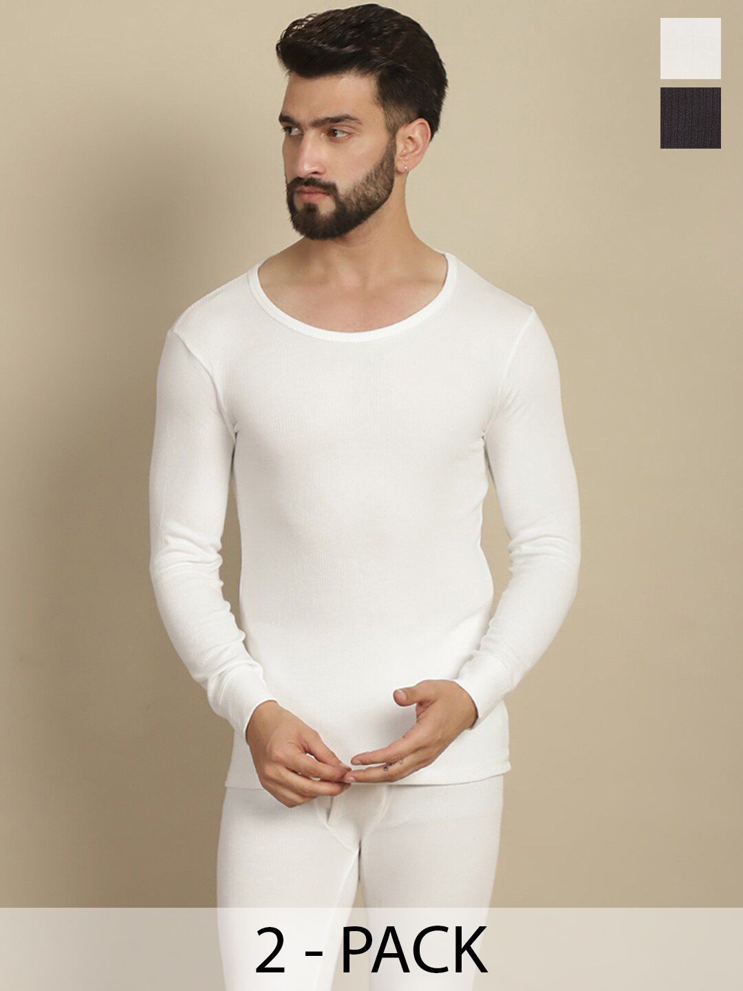 Aerowarm Pack Of 2 Round Neck Long Sleeves Thermal T-shirt-picture-45