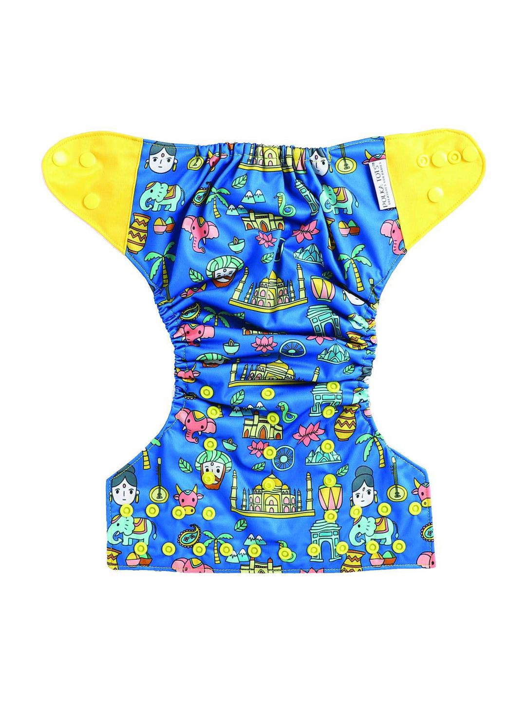 Polka Tots Printed Reusable Waterproof Cloth Diaper-picture-18