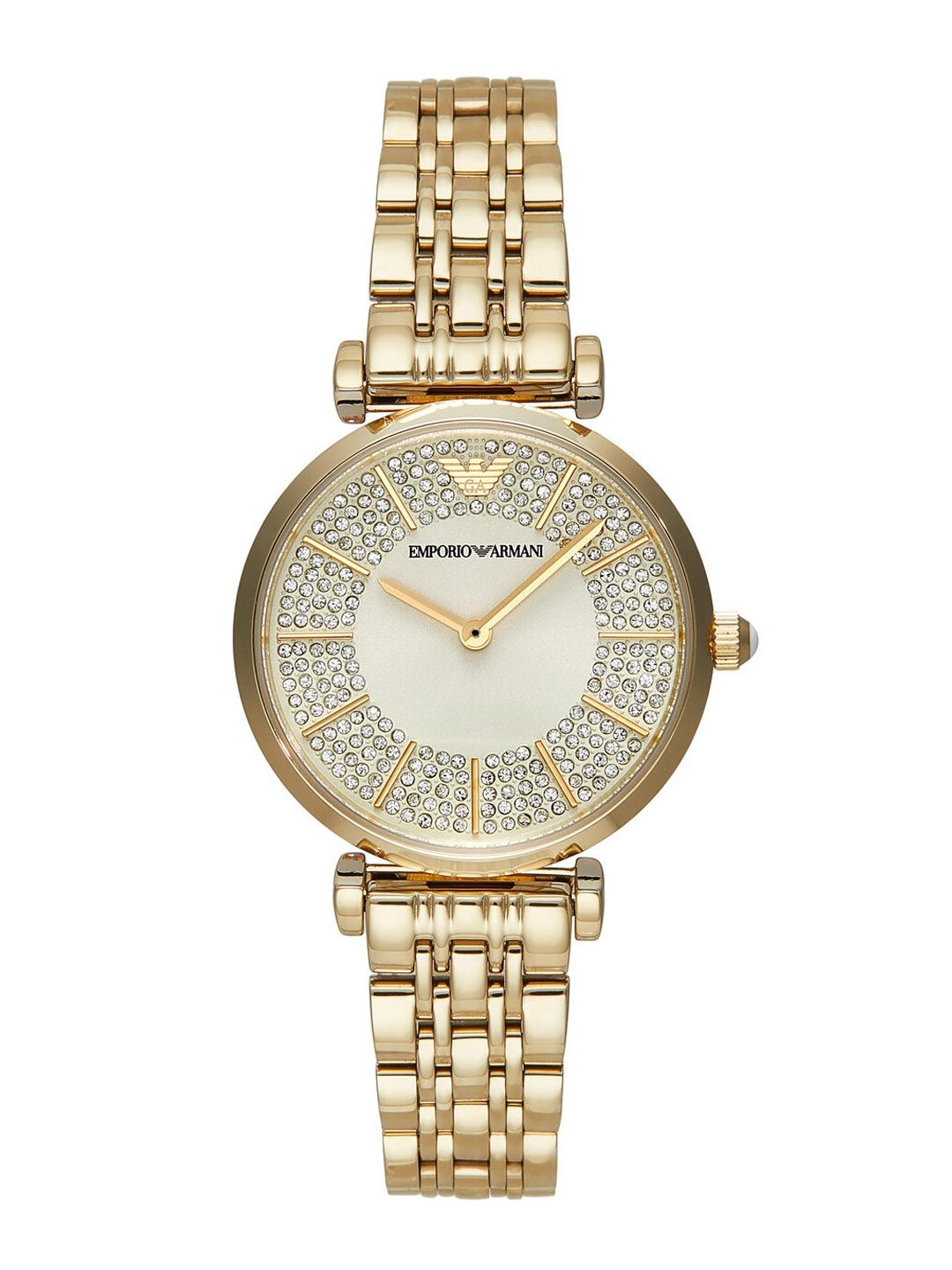 Emporio Armani Women Embellished Dial & Stainless Steel Analogue Watch AR11608-picture-17