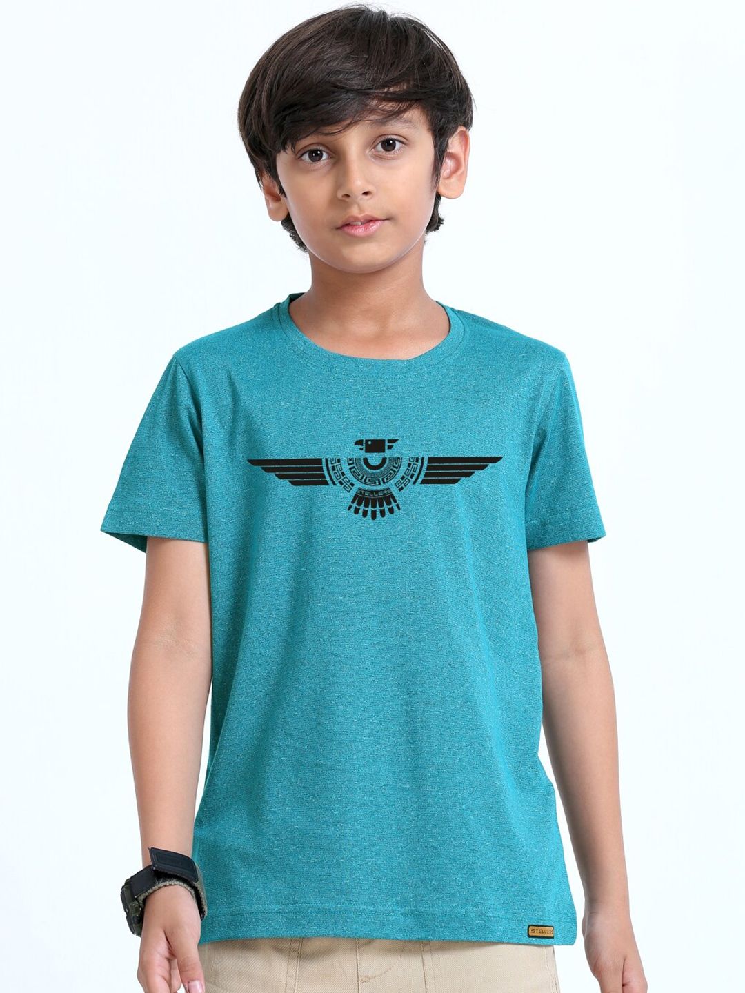STELLERS Boys Graphic Printed Round Neck Short Sleeves Cotton T-shirt-picture-32