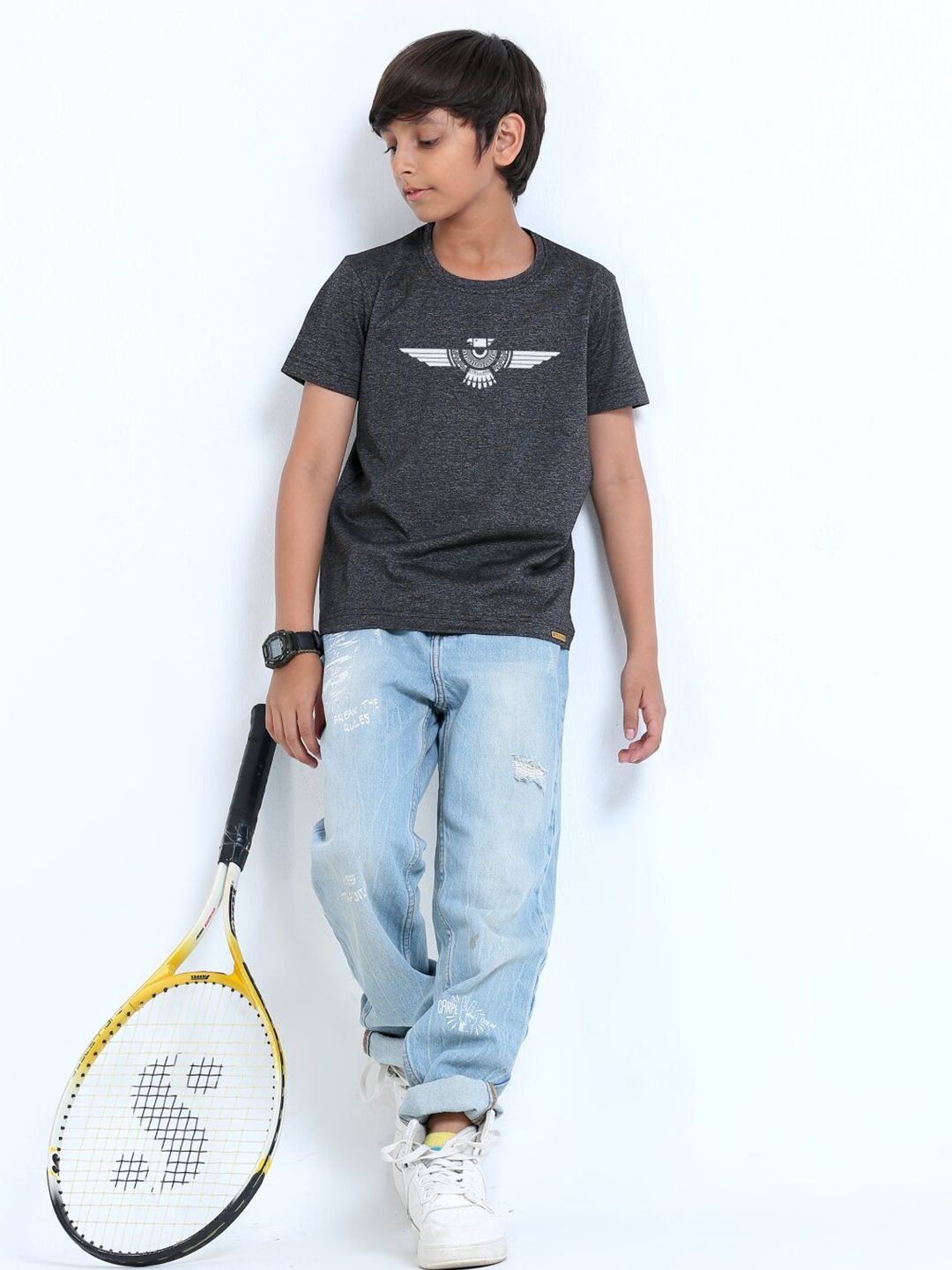 STELLERS Boys Typography Printed T-shirt-picture-34