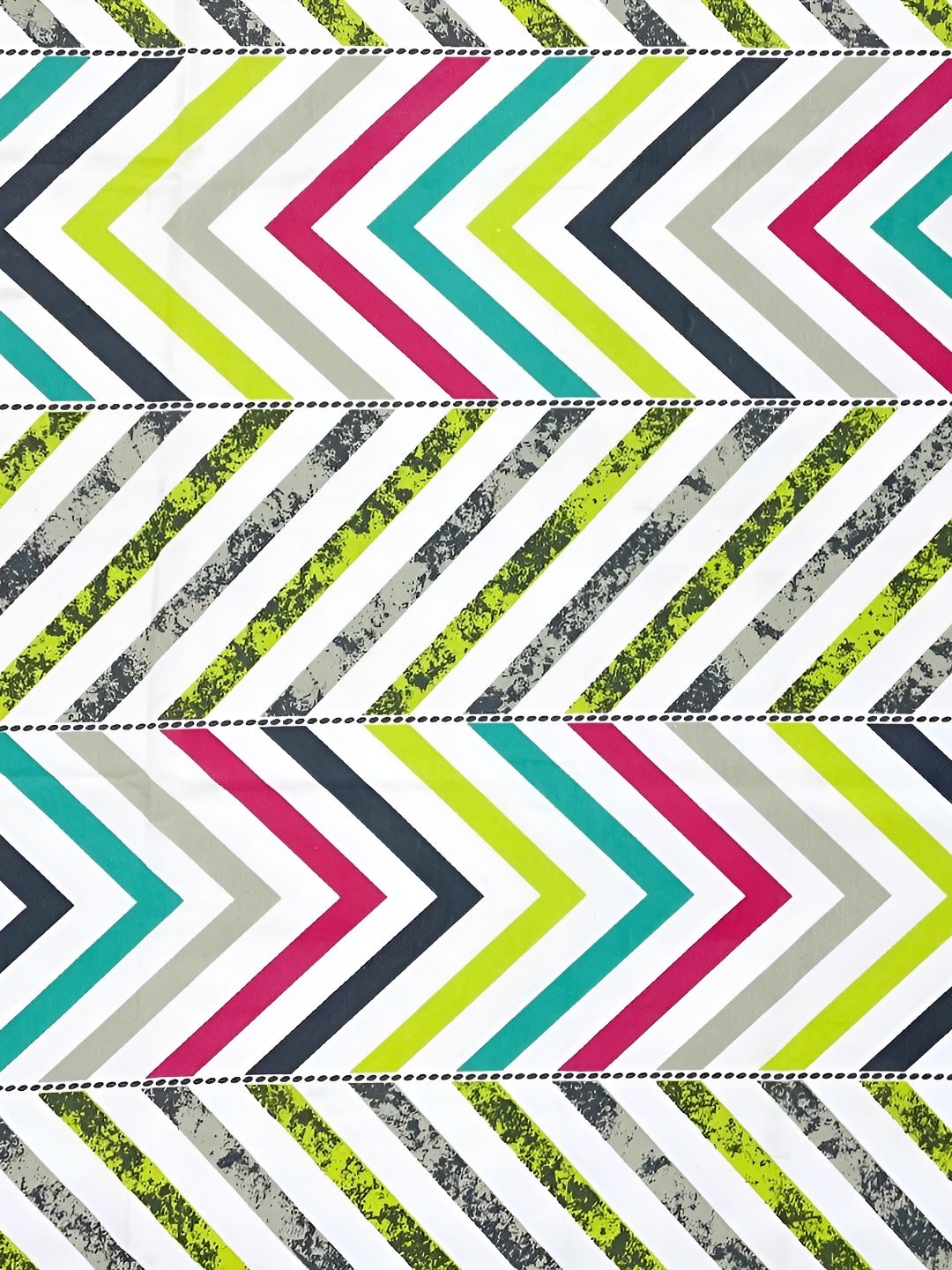 SWAYAM 6-Pcs Off-White & Pink Printed Cotton Diwan Set-image-9
