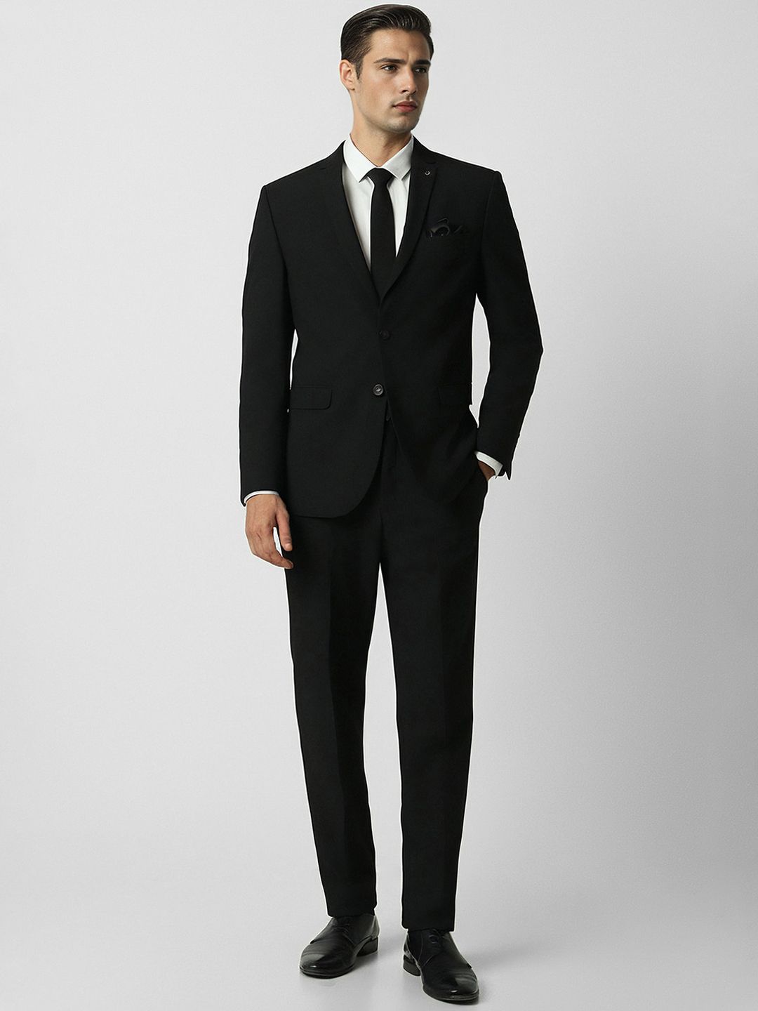 Van Heusen Slim Fit Single-Breasted Two-Piece Formal Suit-picture-24