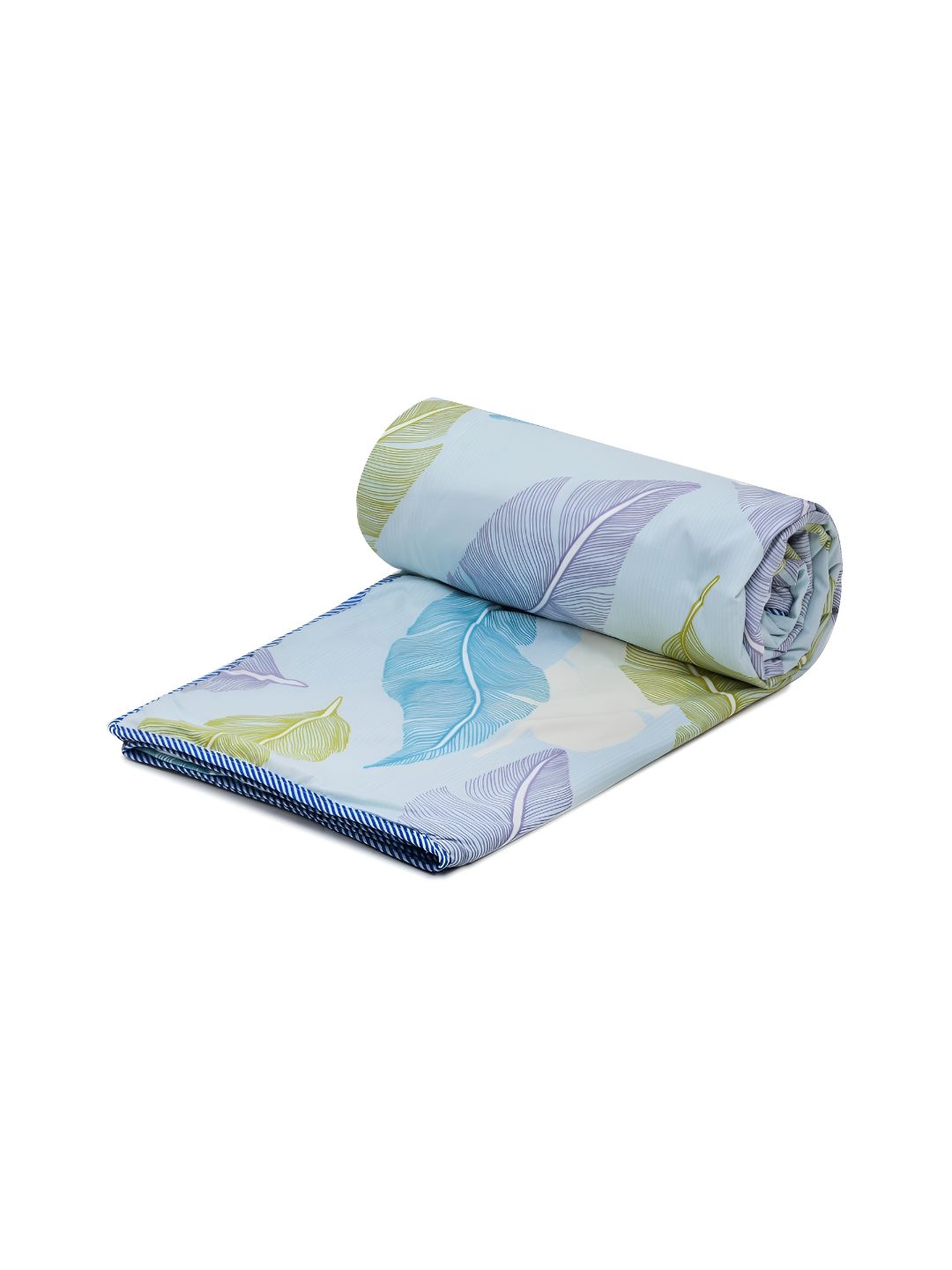 RRC Purple & Yellow Floral Microfiber AC Room 210 GSM Single Bed Dohar-image-17
