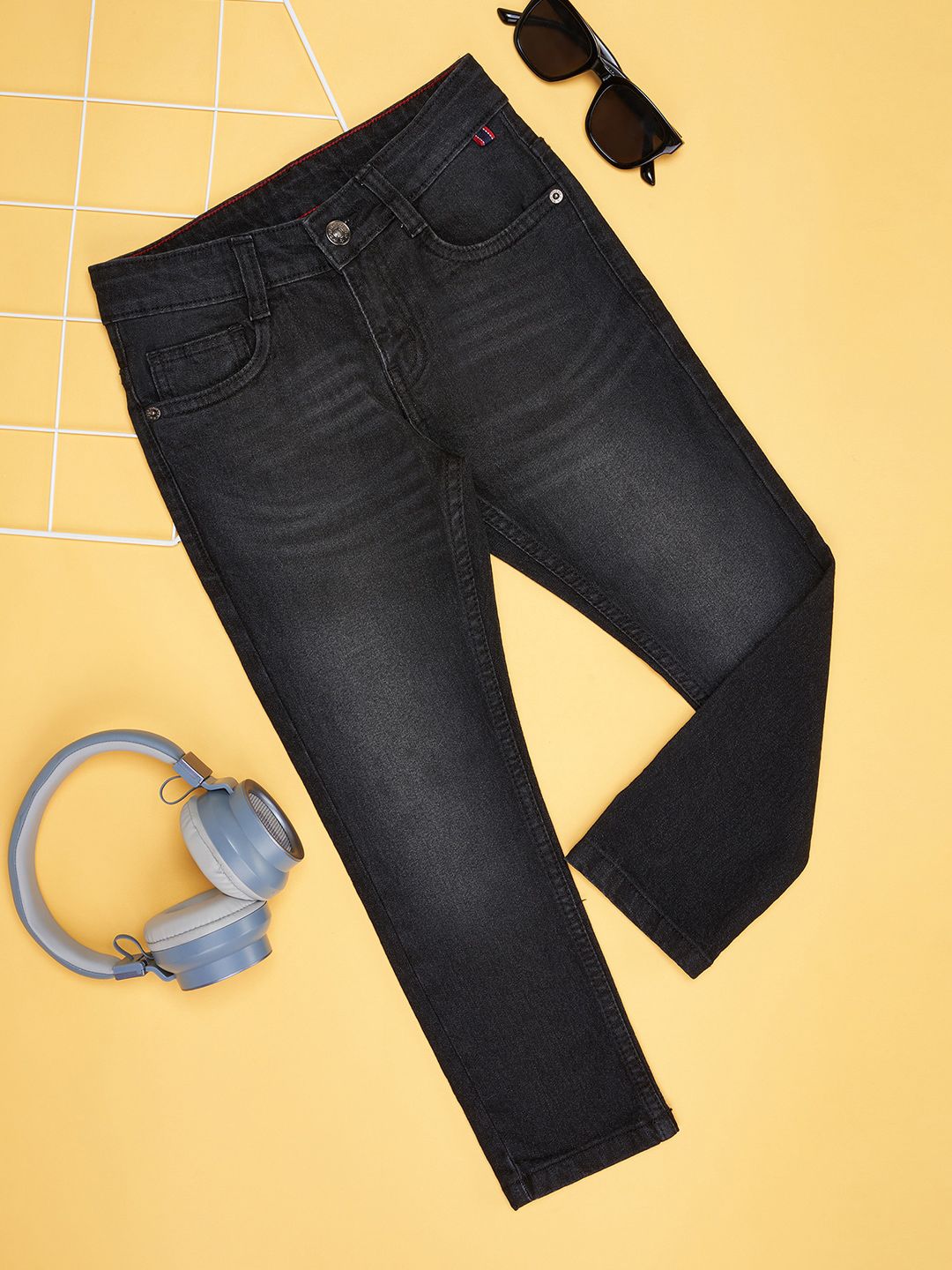 Pantaloons Junior Boys Clean Look Light Fade Jeans-picture-31