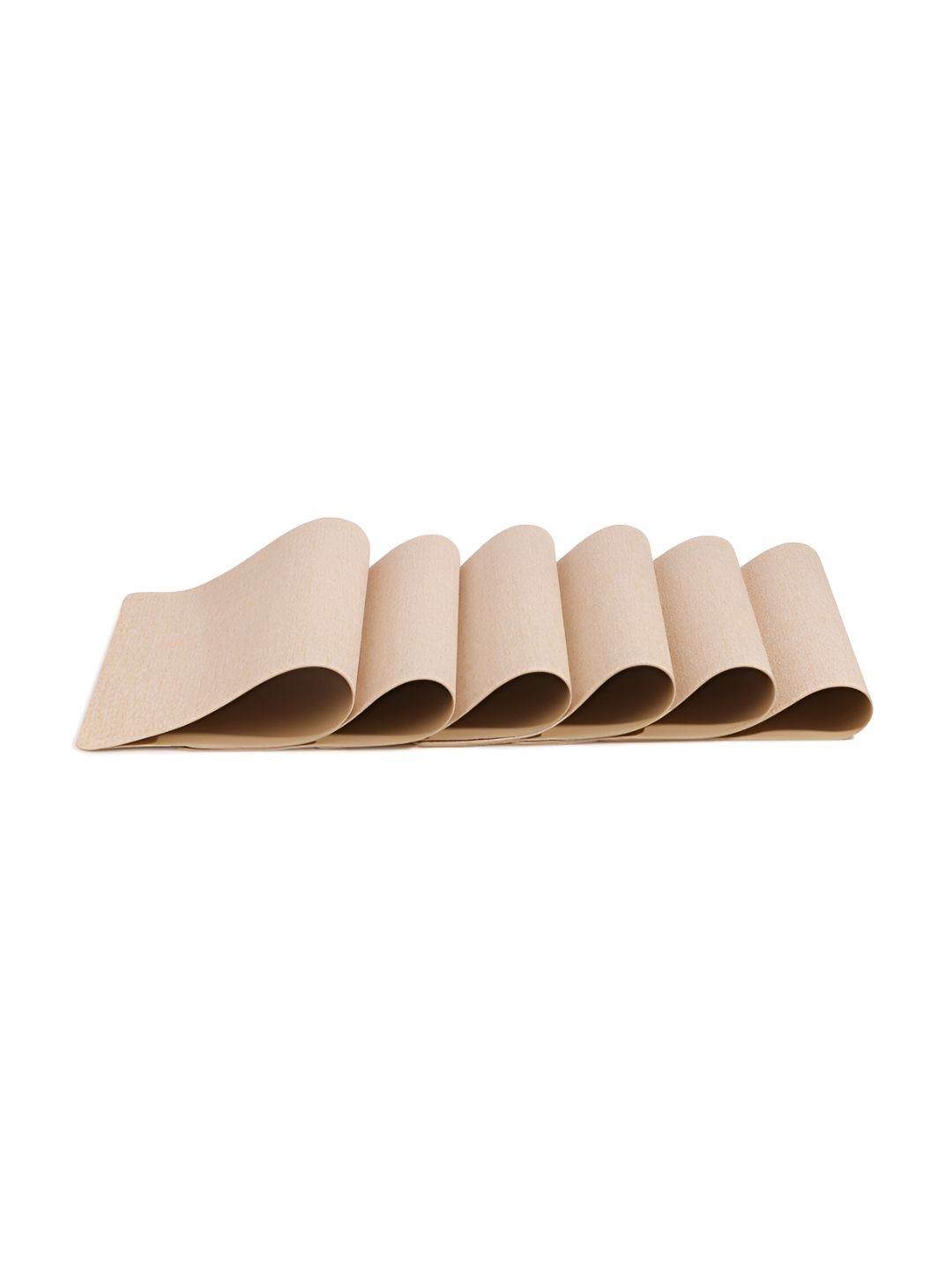 OBSESSIONS Beige 6 Pieces Heat Resistant Rectangle Table Placemats-image-16