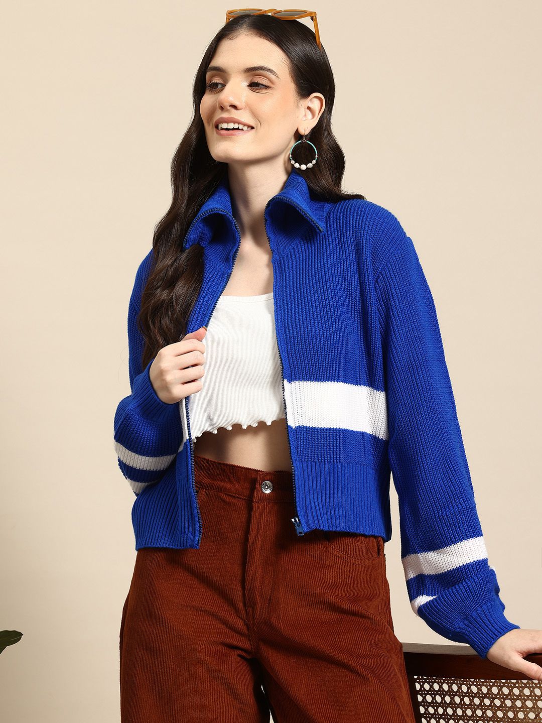 Mast & Harbour Striped sweater-picture-13