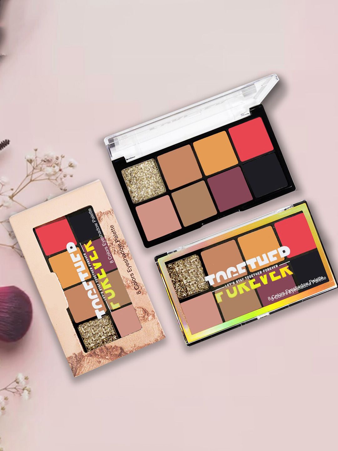 Adbeni 8 Color Eyeshadow Palette - 12 gm - Shade 01-image-49