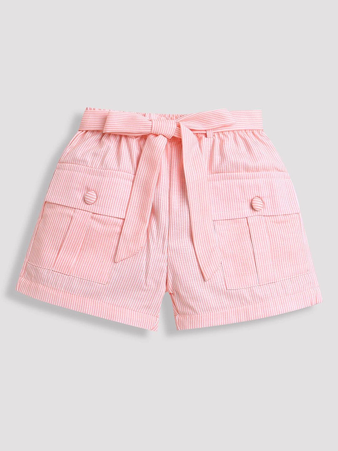 Tiny Girl Striped Linen Shorts-picture-41