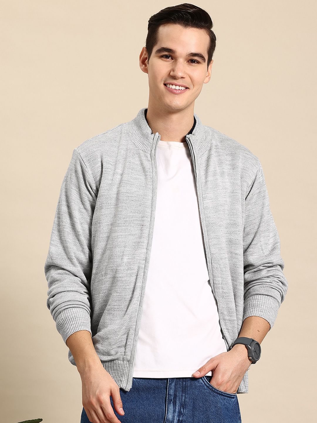 Mast & Harbour Melange Effect Cardigan-picture-28