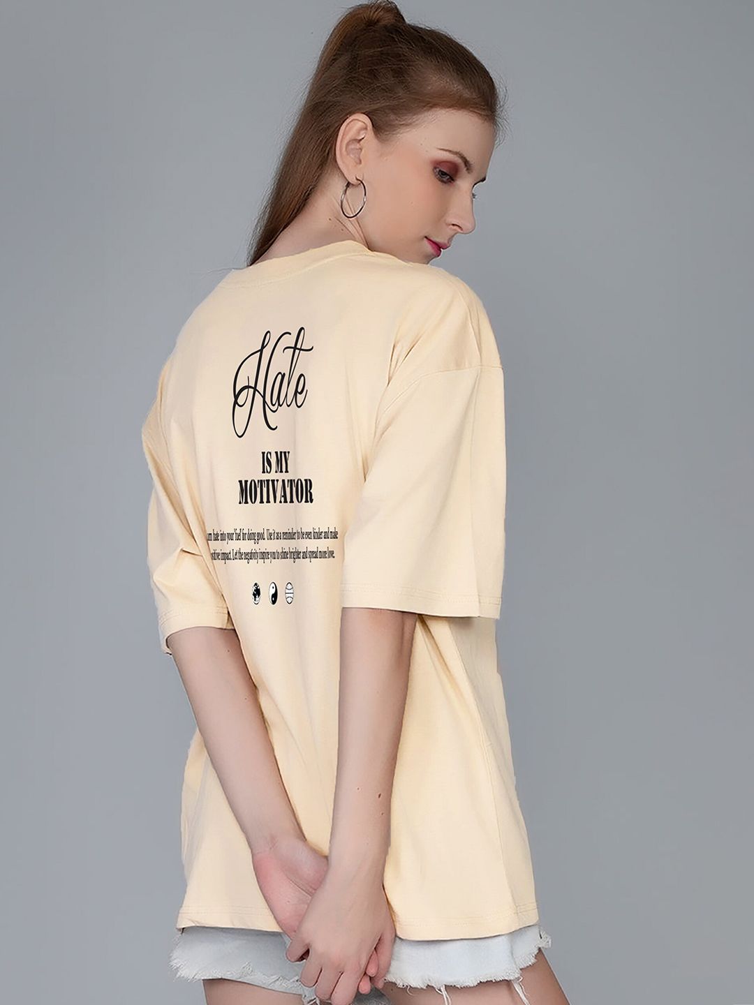 MISCHIEF MONKEY Printed Round Neck Short Sleeves Cotton T-shirt-picture-19