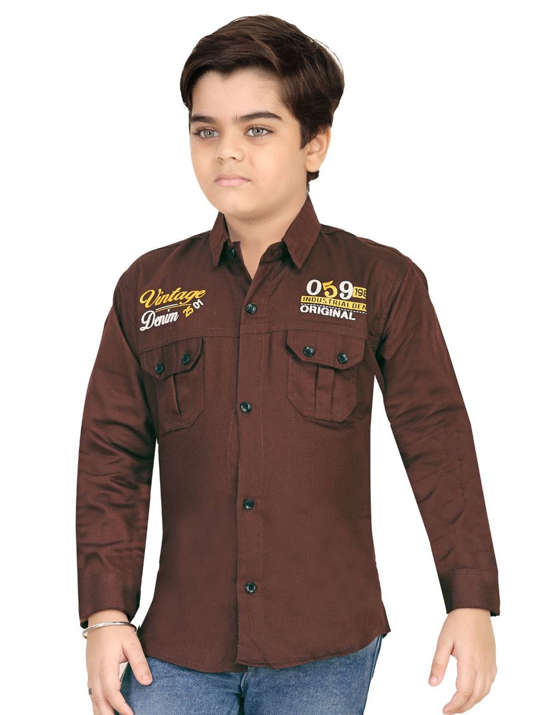 BAESD Boys Modern Opaque Casual Shirt-picture-31