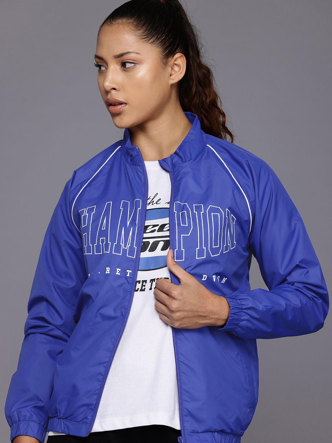 HRX by Hrithik Roshan Printed Lifestyle Bomber Jacket