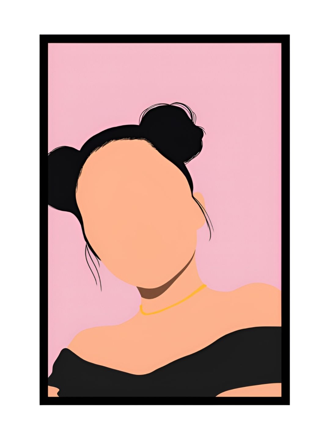 AbhiKalpya Art Studio-Get a vibe Peach-Coloured & Pink Wooden Wall Painting-picture-26