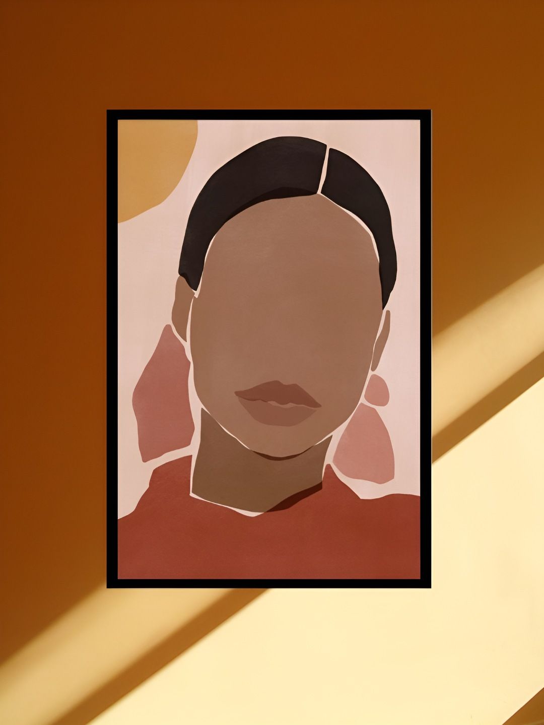 AbhiKalpya Art Studio-Get a vibe Brown & Red Wooden Wall Painting-picture-20