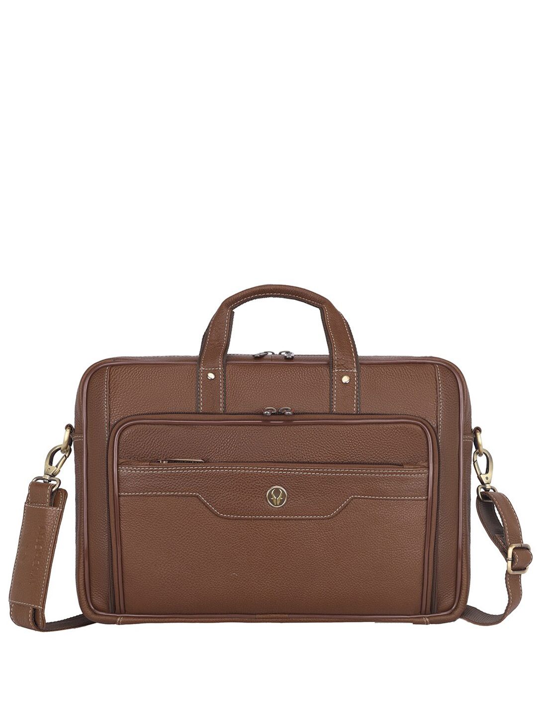 WildHorn Textured Leather Laptop Bag-picture-24