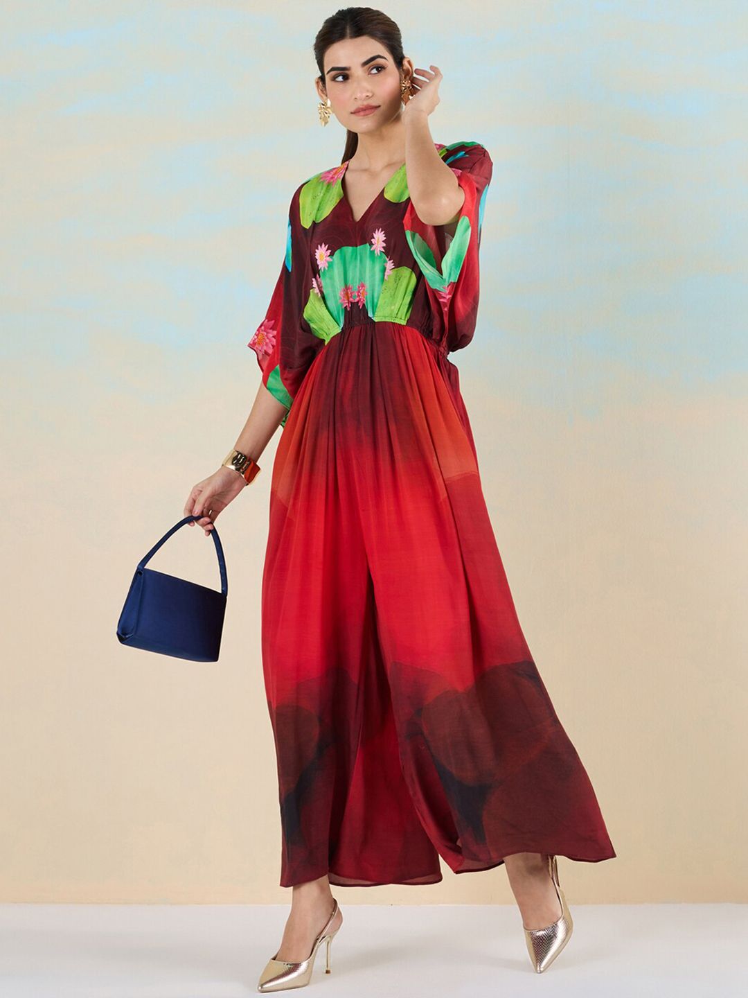 navyasa by liva Printed Basic Jumpsuit-image-21