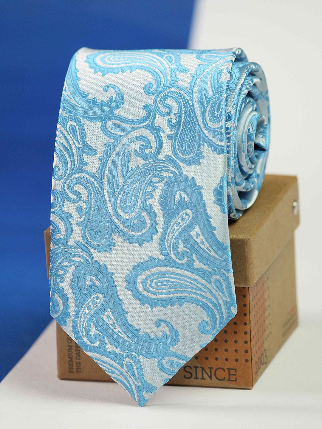 Tossido Men Woven Design Broad Tie-picture-34