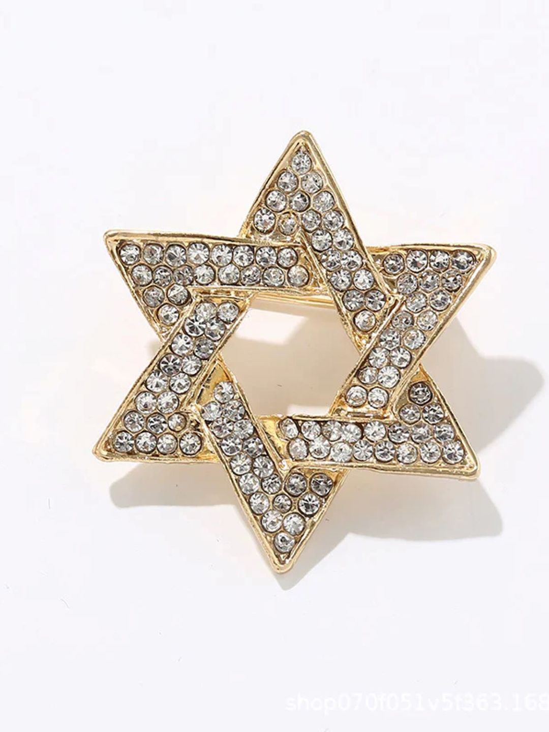 SYGA Unisex Crystal Star Brooch-picture-34