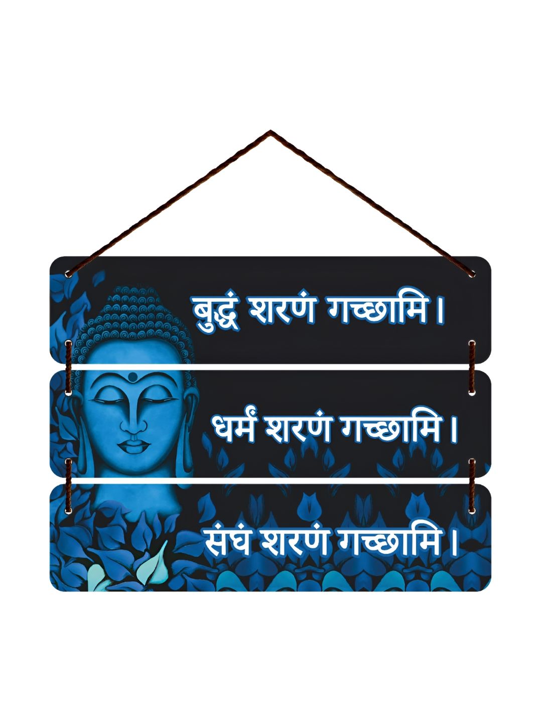 Home Delight Blue Buddha Printed Wall Hanging-picture-22