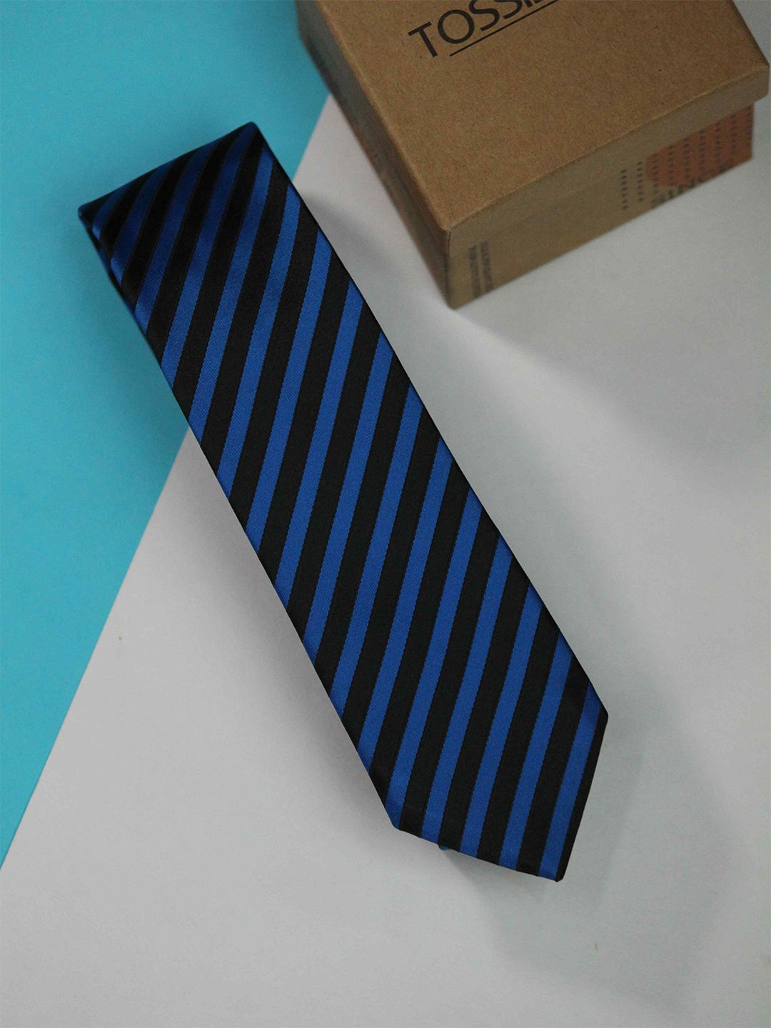 Tossido Men Woven Design Skinny Tie-picture-58