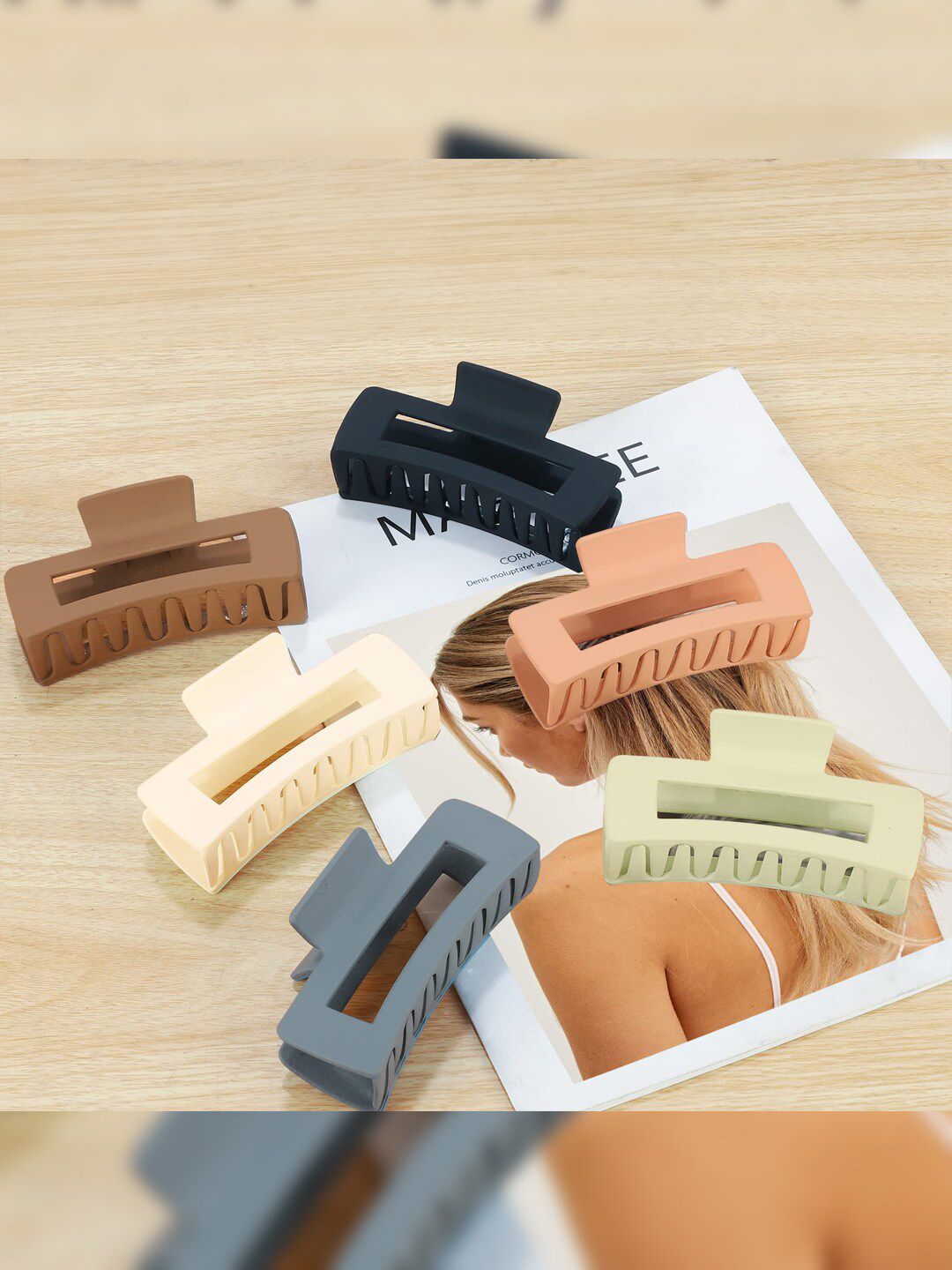 Xivir Women Set of 2 Claw Clips-picture-37