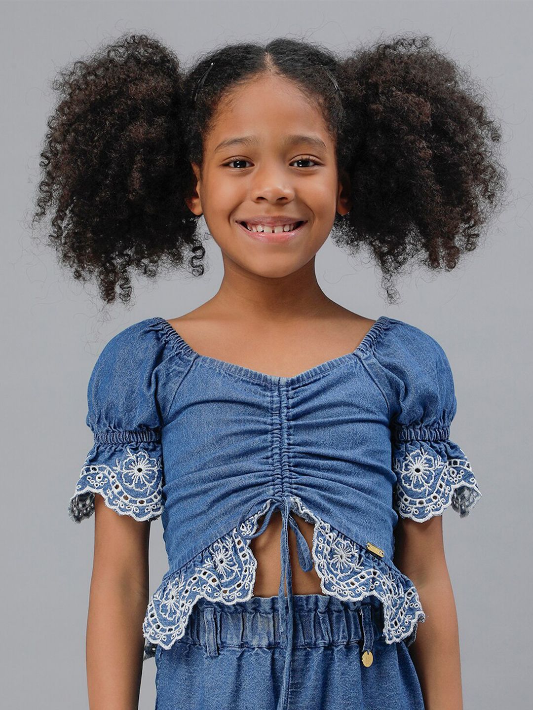 One Friday Sweetheart Neck Puff Sleeve Cotton Crop Top-picture-34