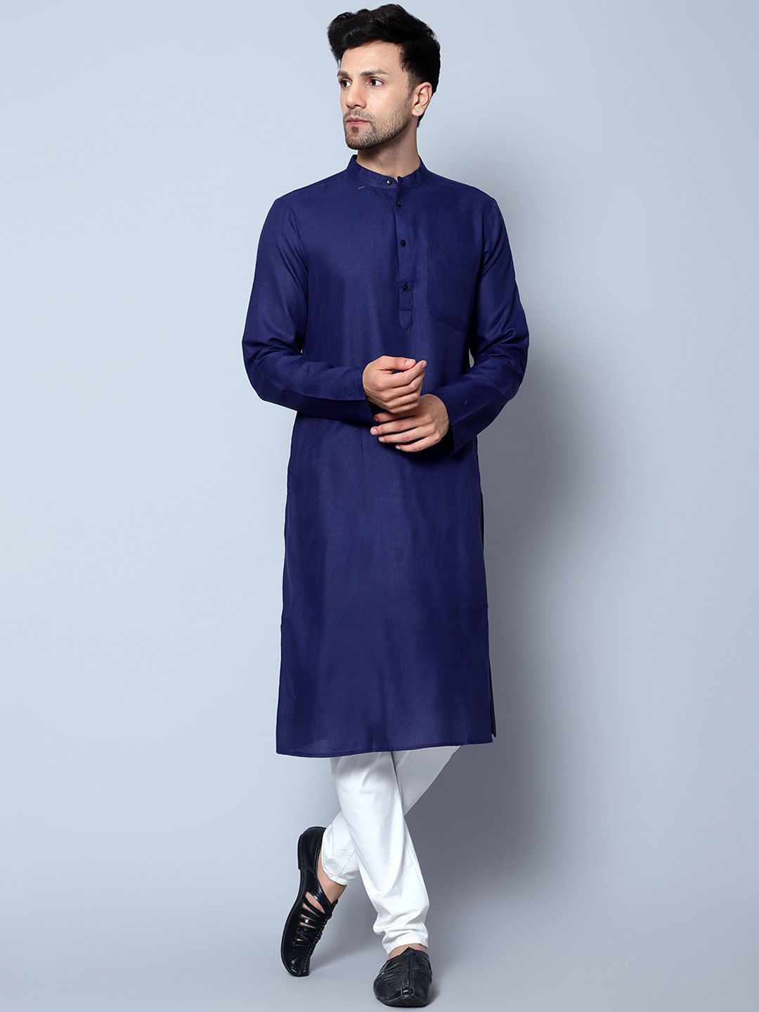 Latest Chikan Garments Mandarin Collar Long Sleeves Tiering Kurta-picture-17