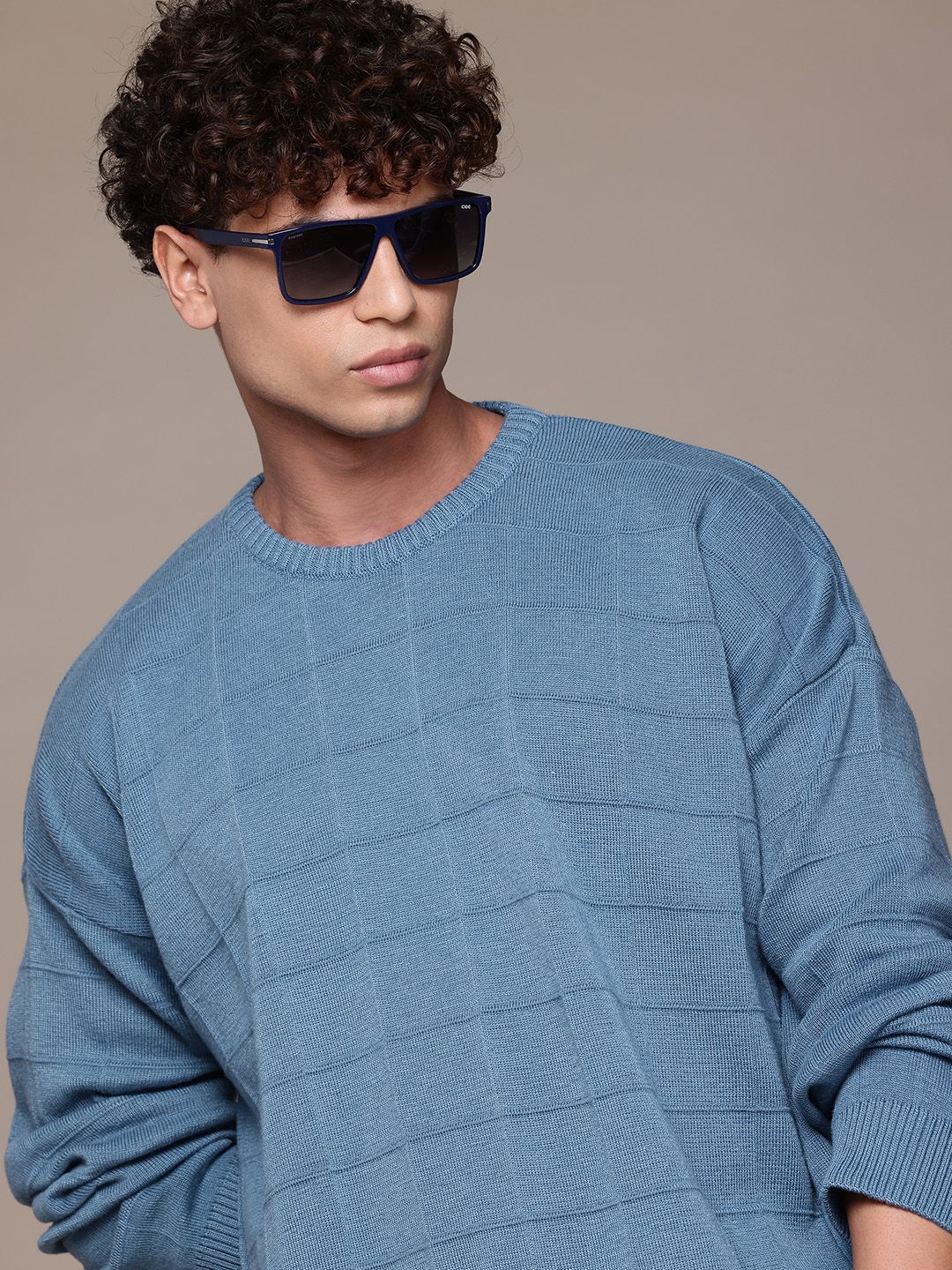 The Roadster Lifestyle Co. Self-Checked Pullover-picture-51