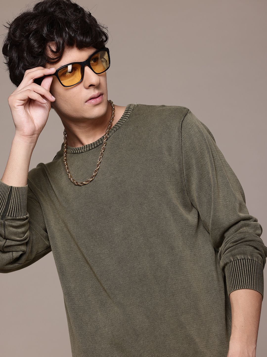 The Roadster Lifestyle Co. Men Pure Cotton Pullover-picture-53