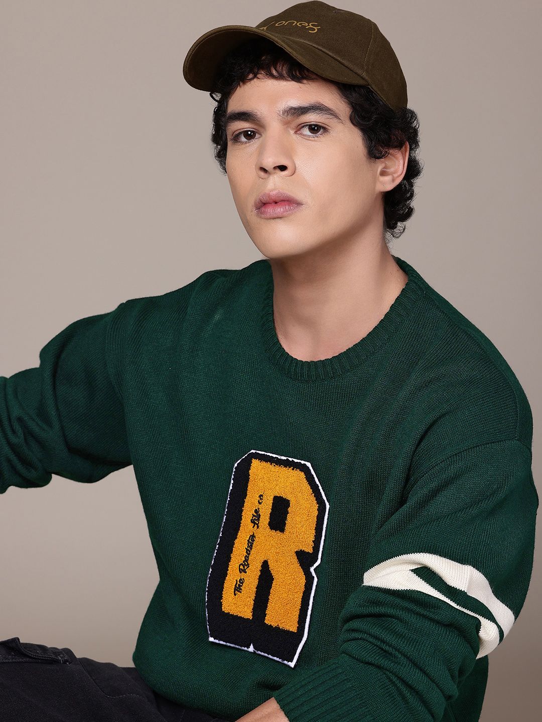 Roadster The Lifestyle Co. Acrylic Applique Detail Pullover-picture-10