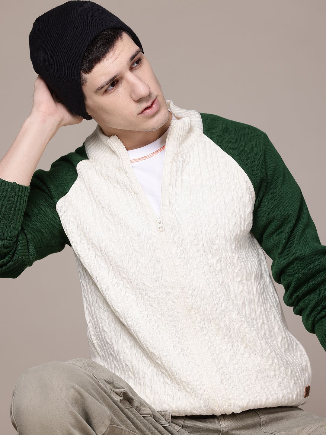 The Roadster Lifestyle Co. Cable Knit Sweater-picture-38
