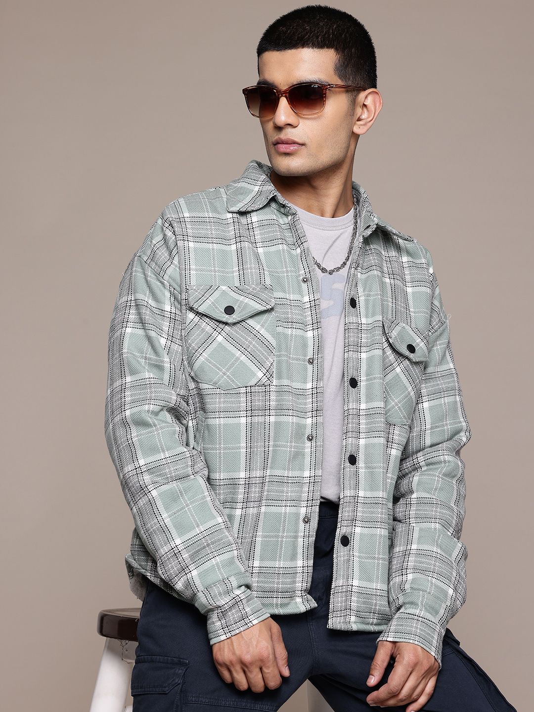 The Roadster Lifestyle Co. Checked Tailored Jacket-picture-20