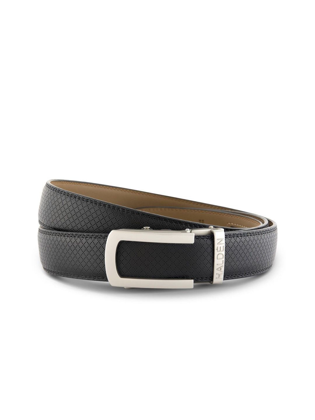 HALDEN Men Textured Leather Belt-picture-14
