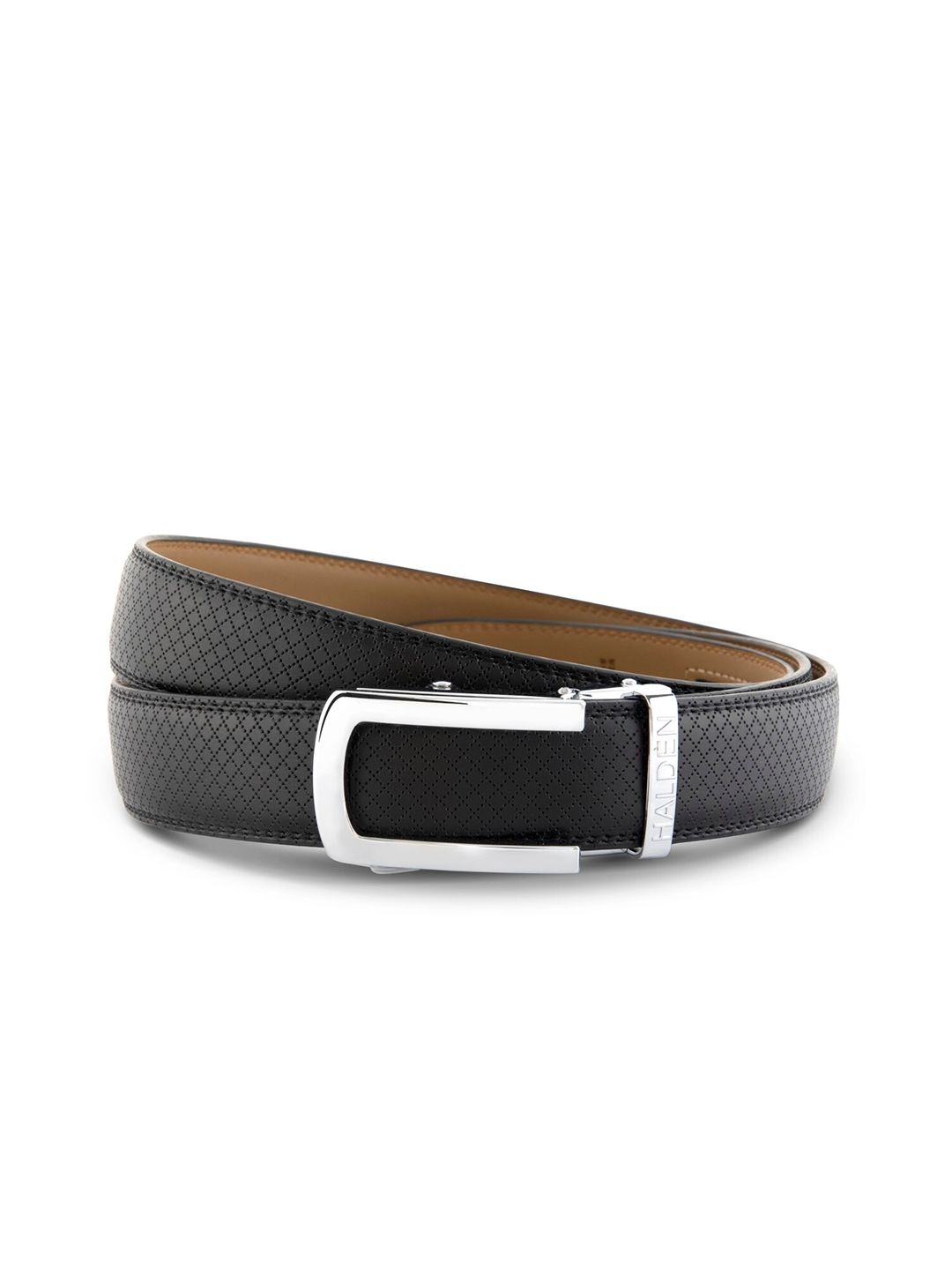 HALDEN Men Textured Leather Belt-picture-26